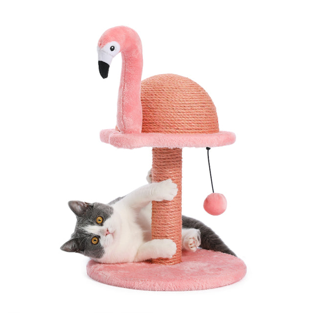 Kittyone- verschiedene  Katzenkratzbaum, Stange, Kaktus, Pilz, Flamingo, Schwan